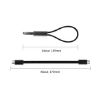 Tech-Protect ULTRABOOST DNA Kulcstartós Type-C szürke adatkábel PD60W/3A