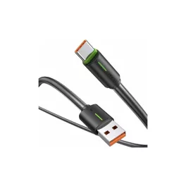   USAMS kábel USB-C 3A YU Series 1m USB-C/USB-C SJ732USB01 (US-SJ732) fekete