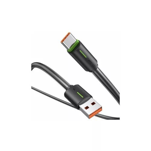 USAMS kábel USB-C 3A YU Series 1m USB-C/USB-C SJ732USB01 (US-SJ732) fekete