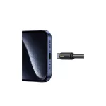 USAMS kábel USB-C 3A YU Series 1m USB-C/USB-C SJ732USB01 (US-SJ732) fekete