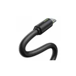 USAMS kábel USB-C 3A YU Series 1m USB-C/USB-C SJ732USB01 (US-SJ732) fekete