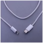 Maxlife MXUC-06 kábel USB-C–Lightning 1,0 m 20W szürke nylon