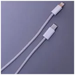Maxlife MXUC-06 kábel USB-C–Lightning 1,0 m 20W szürke nylon