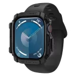 SPIGEN RUGGED ARMOR Apple Watch 10/11 készülékhez 46 MM védőtok matt fekete