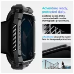 SPIGEN RUGGED ARMOR Apple Watch 10/11 készülékhez 46 MM védőtok matt fekete