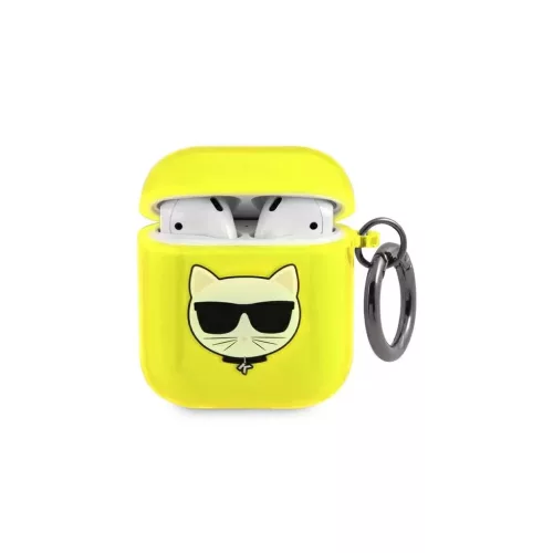 Karl Lagerfeld Apple Airpods tok citromsárga KLA2UCHFY