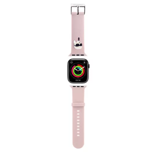Karl Lagerfeld Karl Head NFT óra szíj Apple Watch 42/44/45/46/49 készülékhez rózsaszín