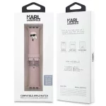 Karl Lagerfeld Karl Head NFT óra szíj Apple Watch 42/44/45/46/49 készülékhez rózsaszín