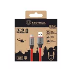 Tactical Fat Man 2.0 kábel USB-A/USB-C 1m piros
