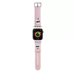 Karl Lagerfeld óraszíj pink KLAWLSLKCNP Apple Watch 42mm (S1-S3) / 44mm / 45mm / 46mm / 49mm készülékhez