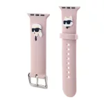 Karl Lagerfeld óraszíj pink KLAWLSLKCNP Apple Watch 42mm (S1-S3) / 44mm / 45mm / 46mm / 49mm készülékhez