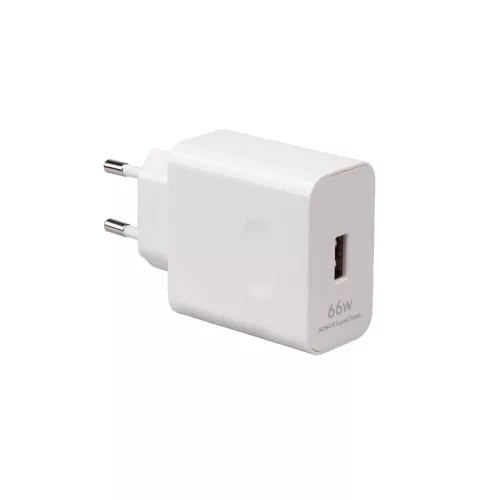 HN-200330E00 Honor Super Charge USB-A utazó töltő 66W fehér (Service Pack)