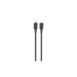 USAMS USB-C to Lightning kábel 20W 1.2m PD Fast Charging Lithe Series fekete SJ566USB01 (US-SJ566)