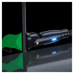 Kábel 3MK Hyper Cable N-SERIES USB-C to USB-C 2m 20V/3A 60W forgatható fekete