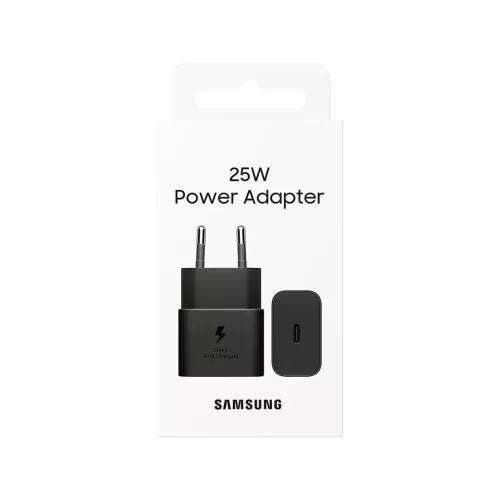 Samsung EP-T2510NBE gyári hálózati fekete Type-C gyorstöltő 3A 25W