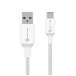 Tactical Stitch Thread kábel USB-A/USB-C 1m fehér