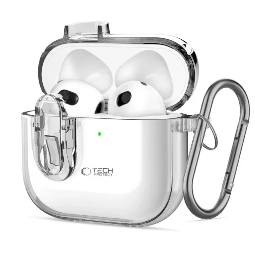 TECH-PROTECT SLIM HOOK APPLE AIRPODS 4 készülékhez átlátszó