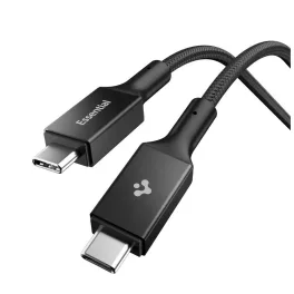 SPIGEN EB10010CC ESSENTIAL TYPE-C kábel 100W 100CM fekete