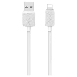   Kábel USAMS KY Series US-SJ689 2.4A USB-A to Lightning 1m fehér