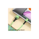 USAMS U52 Lightning 2A gyorstöltőkábel 1 m sárga SJ434USB03 (US-SJ434)