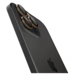 SPIGEN Optik Pro Glas.tr „EZ Fit” kameravédő 2-pack iPhone 16 Pro / Max / 17 Pro / Max készülékhez sivatagi titán