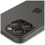 SPIGEN Optik Pro Glas.tr „EZ Fit” kameravédő 2-pack iPhone 16 Pro / Max / 17 Pro / Max készülékhez sivatagi titán