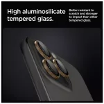 SPIGEN Optik Pro Glas.tr „EZ Fit” kameravédő 2-pack iPhone 16 Pro / Max / 17 Pro / Max készülékhez sivatagi titán