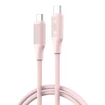 XO NB-Q265B PD USB-C–USB-C kábel 1,0 m 60W rózsaszín