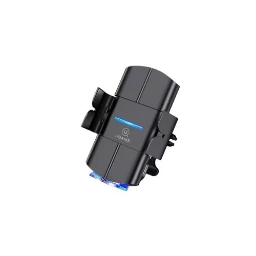 Usams autós tartó (szellőzőre, automata, 10W, wireless, 360°) FEKETE (CD133ZJ01)