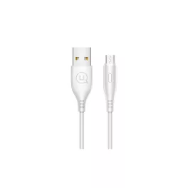   USAMS U18 microUSB 2A gyorstöltő kábel 1m SJ268USB02 (US-SJ268) fehér
