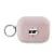 Karl Lagerfeld PU domborított Choupette tok AirPods Pro 2 készülékhez rózsaszín