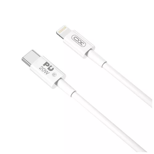 XO NB-Q189A PD USB-C–Lightning kábel 1,0 m 20W fehér