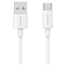 Kábel USAMS YD Series SJ708 18W 3A USB-A to USB-C 1m fehér