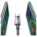 Kábel USAMS YD Series SJ708 18W 3A USB-A to USB-C 1m fehér