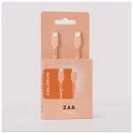 COLORUM USB-C–Lightning kábel 1,8 m 2,4 A CK12-CL-14 barack