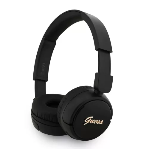 Guess Script Metal Logo vezeték nélküli fejhallgató fekete