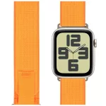 OBAL:ME textil szíj Apple Watch 42-49 mm M-L készülékhez, narancssárga