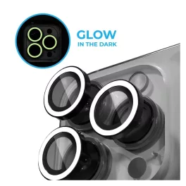   XPRO™ Luminous Prémium Kameravédő Üveg Apple iPhone 17 Pro / 17 Pro Max készülékhez - Fehér