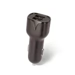 Maxlife MXCC-01 autós töltő 2 x USB 2,4 A + USB-C kábel fekete