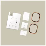 Temperált üveg TECH-PROTECT GLASS RING 2-PACK Apple Watch Ultra 1/2/3 (49 MM) készülékhez, kozmikus narancs