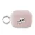Karl Lagerfeld PU Embossed Karl and Choupette Heads tok AirPods Pro 2 készülékhez rózsaszín