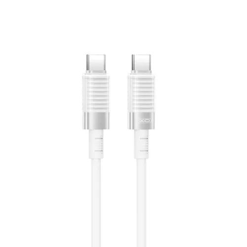 XO NB-Q282B PD USB-C-USB-C kábel 1,0 m 60W fehér