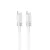 XO NB-Q282B PD USB-C-USB-C kábel 1,0 m 60W fehér