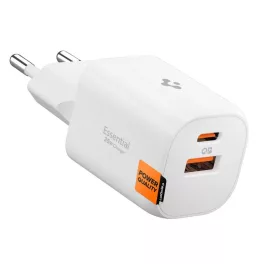   SPIGEN ESSENTIAL EE352EU 2-PORT HÁLÓZATI TÖLTŐ 35W fehér