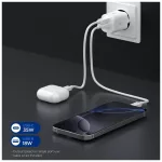 SPIGEN ESSENTIAL EE352EU 2-PORT HÁLÓZATI TÖLTŐ 35W fehér