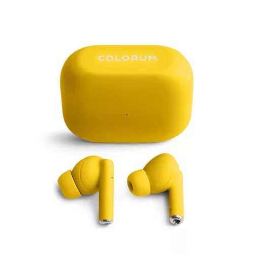 COLORUM TWS Bluetooth fülhallgató CTWS-05 sárga