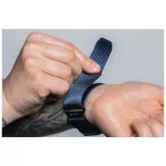 Forcell F-Design FA05 nylon tépőzáras szíj Apple Watch készülékhez 42/44/45/49 mm kék