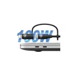 USAMS kábel U85 2xUSB-C/USB/Micro-USB/Lightning 6in1 2m 100W PD Fast Charge SJ646USB lila