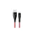 USAMS Braided U41 Lightning kábel 1m 2A Fast Charge SJ391USB02 (US-SJ391) piros