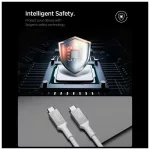 SPIGEN EB10010CC ESSENTIAL TYPE-C kábel 100W 100CM fehér